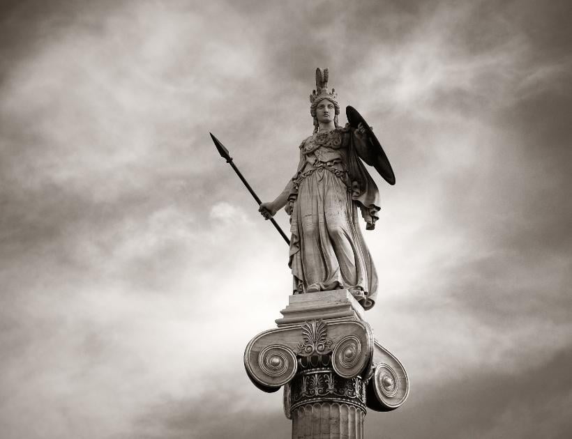 Athena the Goddess of Wisdom and Justice