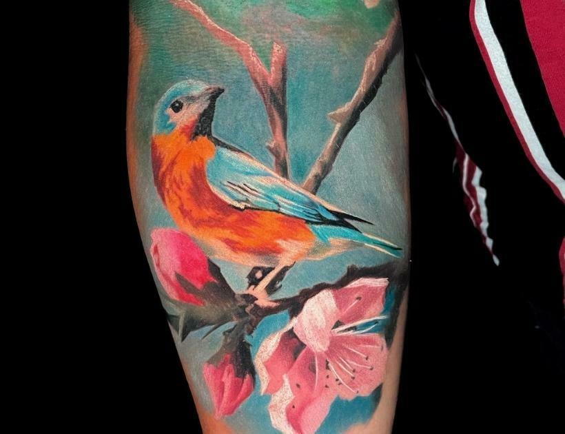Painted Bunting Tattoo Meaning